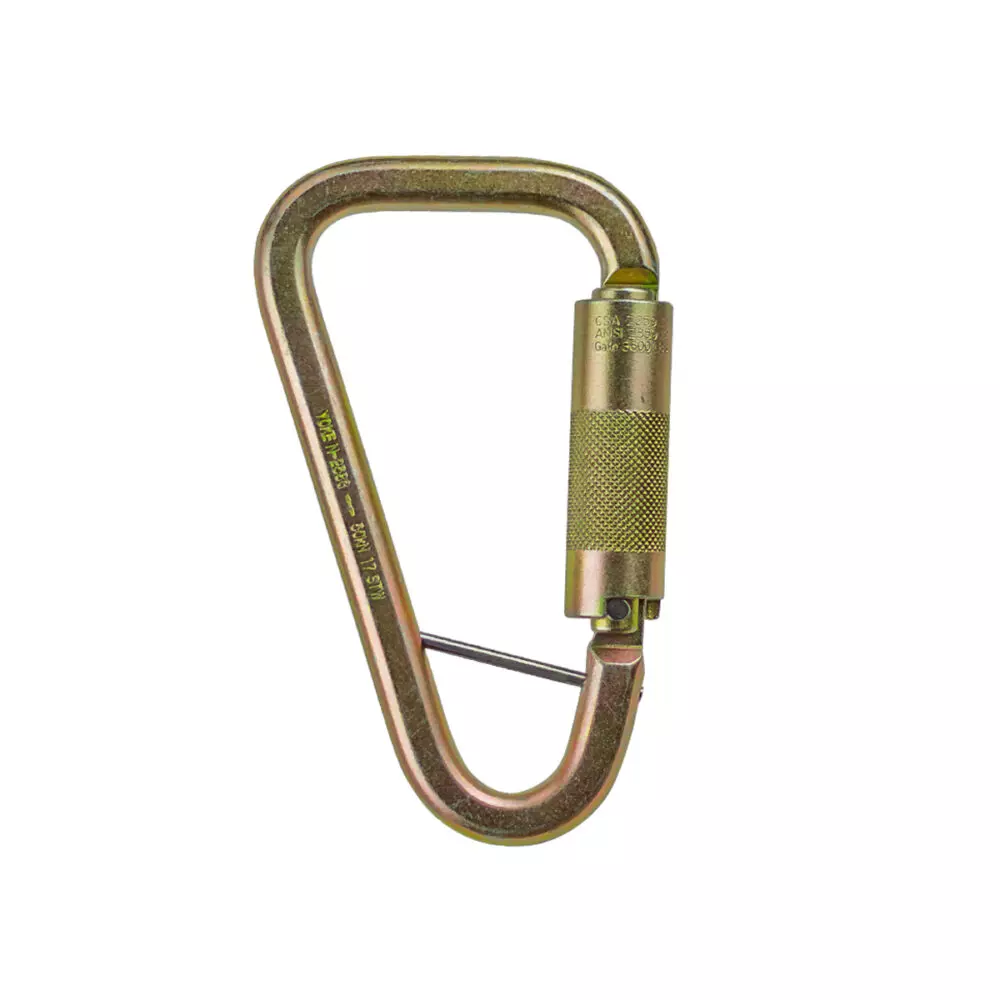 Meet the Steel Carabiner—our midsize, easy-to-use option made from heat-treated steel alloy for enhanced durability and reliability.