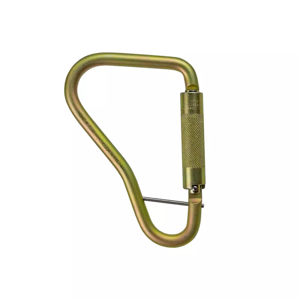 Explore our Large Steel Carabiner with a captive pin—engineered for strength and durability, perfect for your toughest jobs.